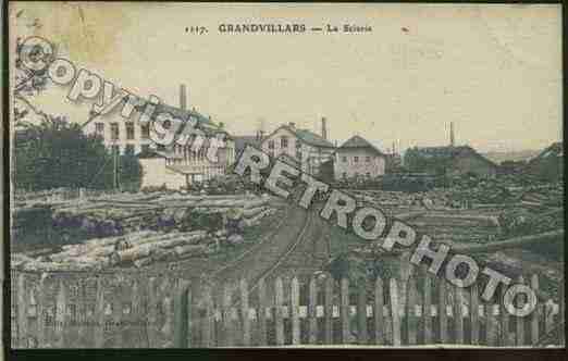 Ville de GRANDVILLARS Carte postale ancienne